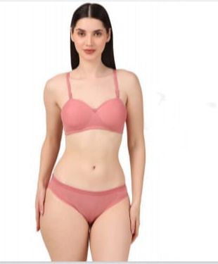 Muskan Light Pink Lingerie Set