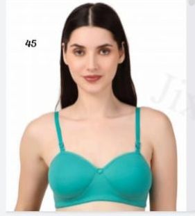 NIsha Green Padded Bra