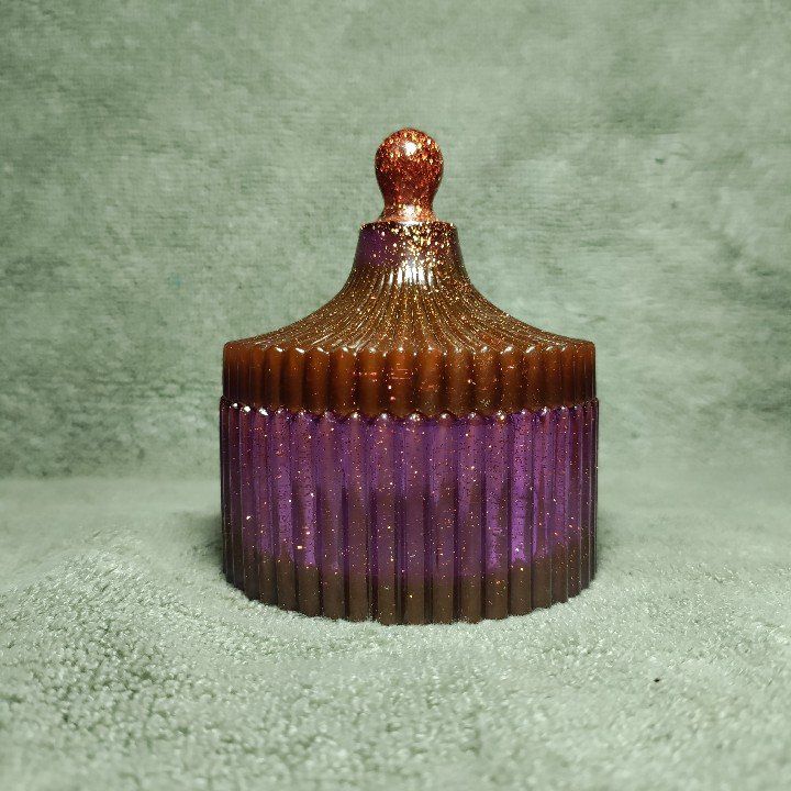 Paraffin Wax Round Decorative Candle Jar, Feature : Colorful, Eye Catching Look