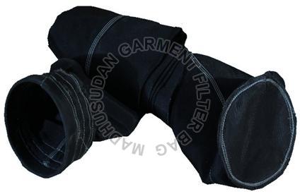 Black SGT Fiber Glass Filter Bag, for Cement Plant, Power Plant, Steel Plant