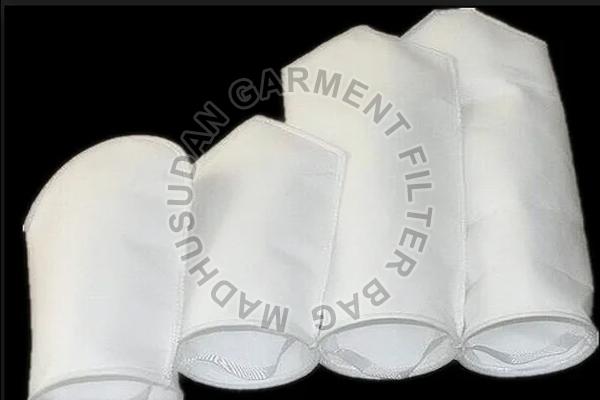 Round White Nylon Mesh Filter Bags