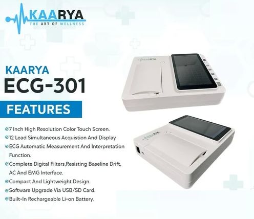 Kaarya KAA 301 ECG Machine for Hospital, Clinical