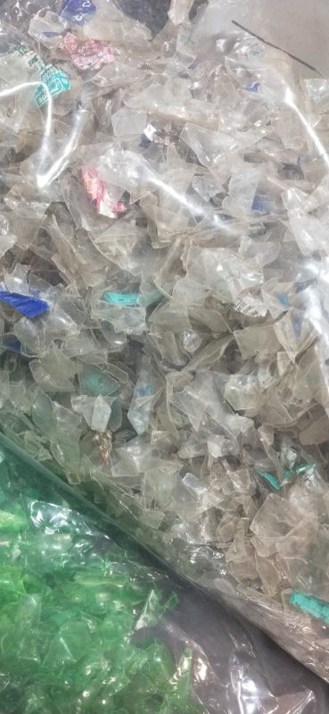 PET Bottle Flakes Uncleared (Unwashed)