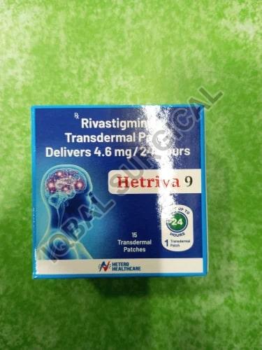 Rubber Hetriva 9 Patches, for Relief Pain, Size : Standard