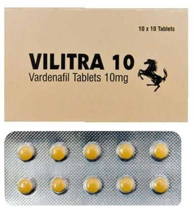 Vilitra 10mg Tablets, for Erectile Dysfunction, Medicine Type : Allopathic