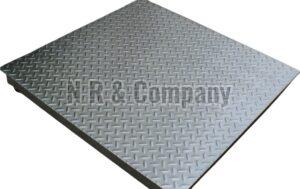 Grey Square Metal Chequered Plate, for Industrial Use