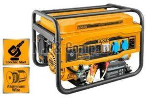 Yellow Automatic GE30005 Ingco Gasoline Generator, Phase : Single Phase