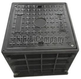 Black Square FRP Manhole Cover, for Industrial Use, Feature : Highly Durable, Waterproof