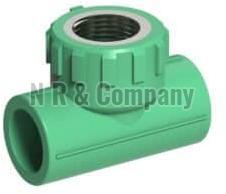 Green Cast Iron PPR Female Threaded Tee, for Plumbing Pipe, Type of Tee : Reducing