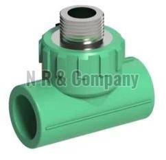 Medium Pressure PPR Male Threaded Tee, for Industrial Use, Color : Gree
