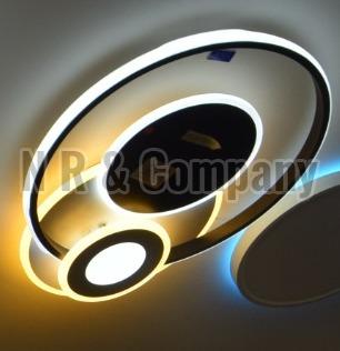 Warm White Ceramic Aluminum Casting XD-A214 LED Ceiling Light, for Shop, Malls, Home, Shape : Round