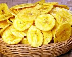 Dried Banana Chips for Human Consumption