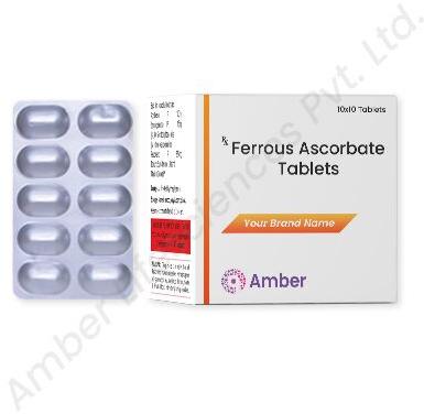 Amber Lifesciences Ferrous Ascorbate, for Hospital, commercial