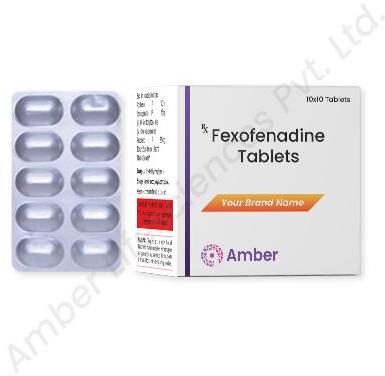 Amber Lifesciences Fexofenadine Tablets, For Hospital, Commercial