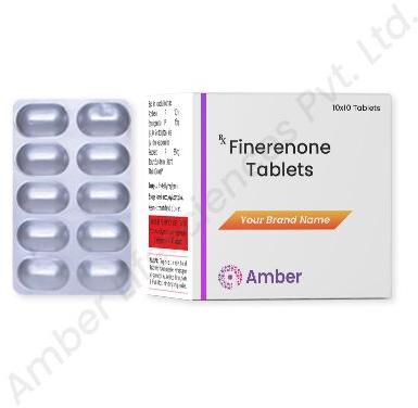 Amber Lifesciences Finerenone Tablets, For Hospital, Commercial