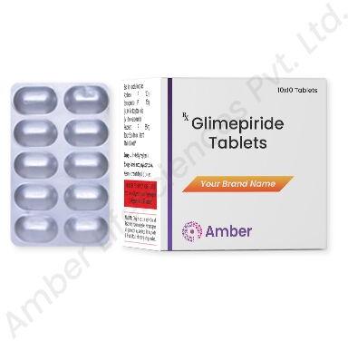 Amber Lifesciences Glimepiride, Packaging Size : 10*10 Tablets