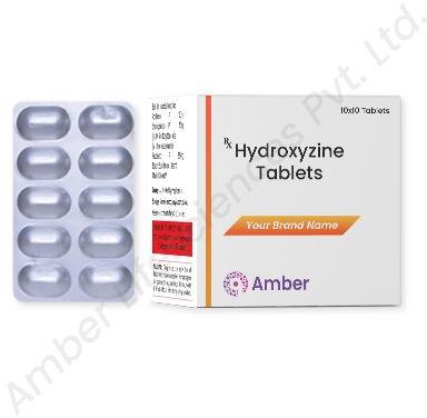 Amber Lifesciences Hydroxyzine Tablet, Certification : ISO 9001:2008