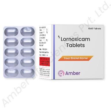Amber Lifesciences Tablet Lornoxicam, for Hospital, commercial, Packaging Type : Alu-Alu