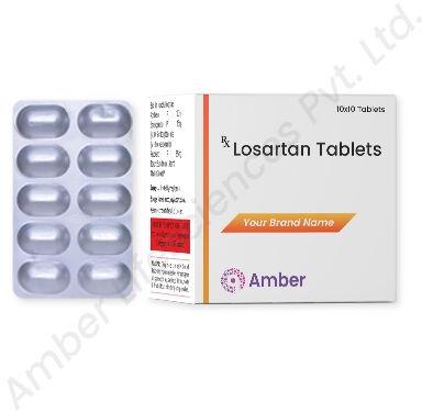 Amber Lifesciences Tablets Losartan, for Hospital, commercial, Medicine Type : Pharmaceutical