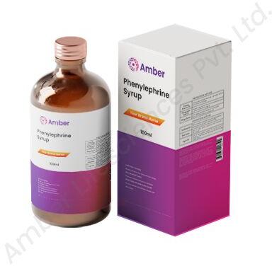 Liquid Phenylephrine Syrup, For Commercial, Packaging Type : Bottle