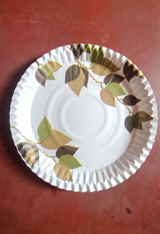 12 Inch Disposable Printed Paper Plate