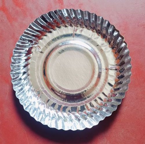 8 Inch Silver Paper Plate for Event, Party