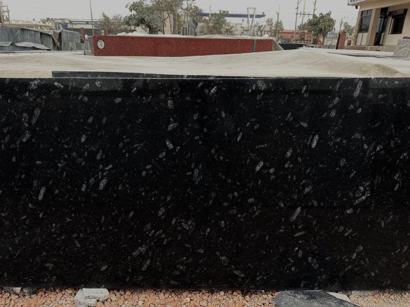Pearl Black Granite Slab