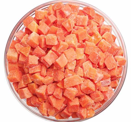 Frozen Diced Carrot for Cooking, Salads, Smoothies Etc.