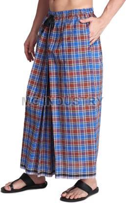 Printed Cotton Mens Manipuri Lungis, Size : Multisizes