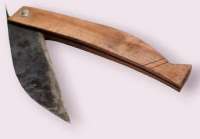 Metal Folding Knives, Handle Material : Wood