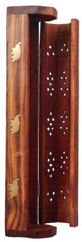 Wooden Incense Holder, Color : Brown