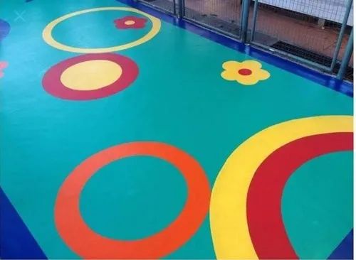 Printed Playground Rubber Floor Mat, Hardness : Soft