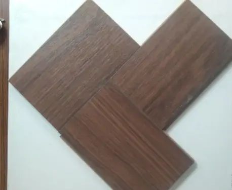 Plain Wood Laminate Flooring, Color : Brown