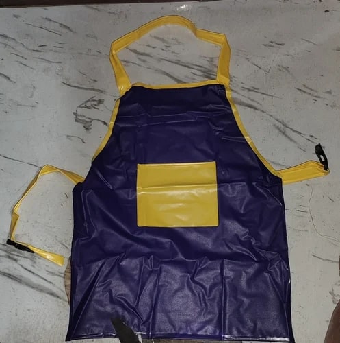 Plain PVC Kids Apron, Technics : Machine Made