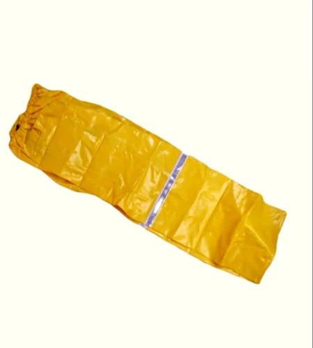 Plain PVC Yellow Raincoat, Gender : Male