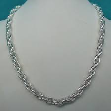 Polished Silver Hollow Chain, Gender : Female