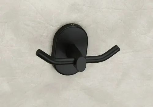 Black Stainless Steel Robe Hook