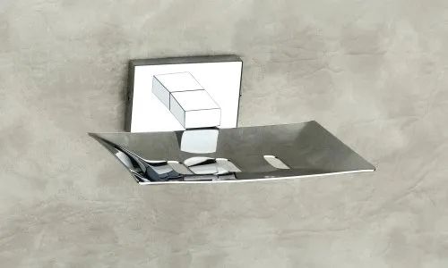 Polished Stainless Steel Soap Dish for Bathroom Fittings