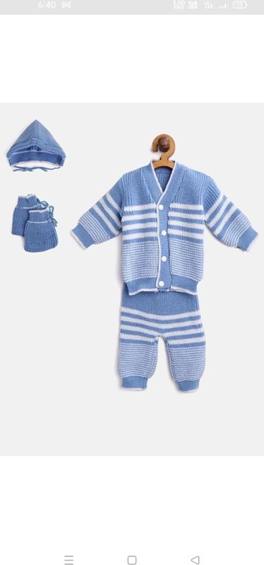 4pcs Baba Suit Baby Boy Sweater