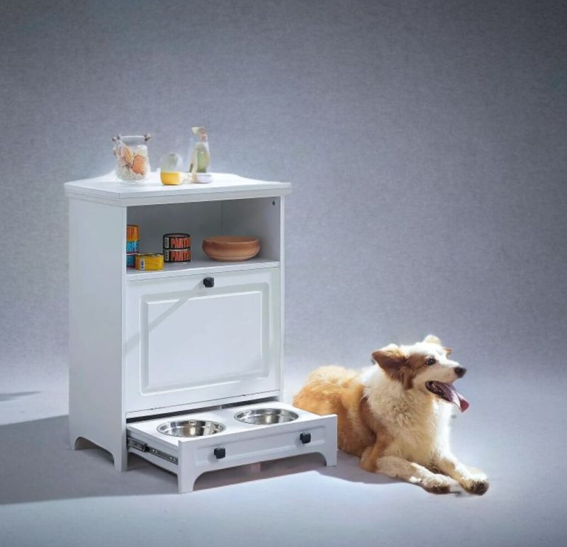 Wooden Multi Functional Pet Station