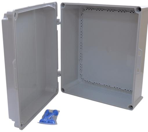 Hinges Abs Plastic Enclosure 450x300x170mm