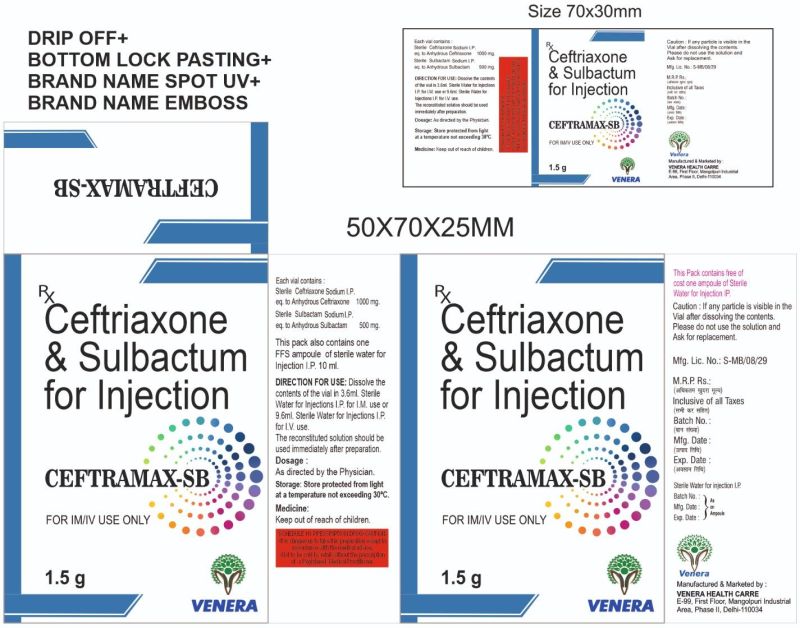 ceftriaxone+ Sulbactam