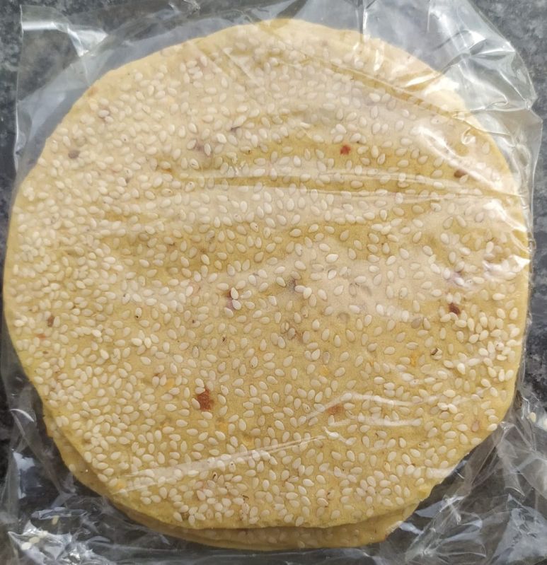 Homemade Sesame Papad