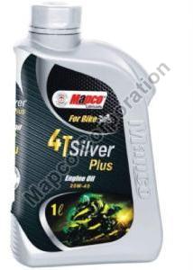 20W-40 4T Silver Plus Engine Oil, Packaging Type : Plastic Can