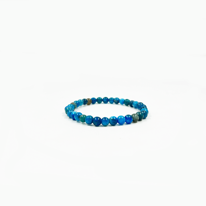 6mm Natural Apatite Stone Bracelet
