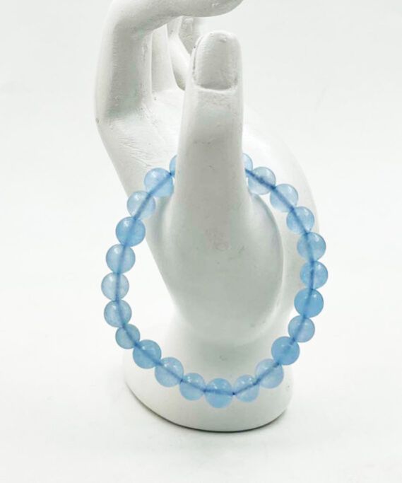 8mm Blue Lace Bracelet