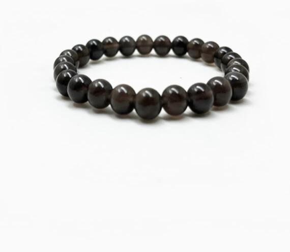 8mm Smoky Quartz Bracelet