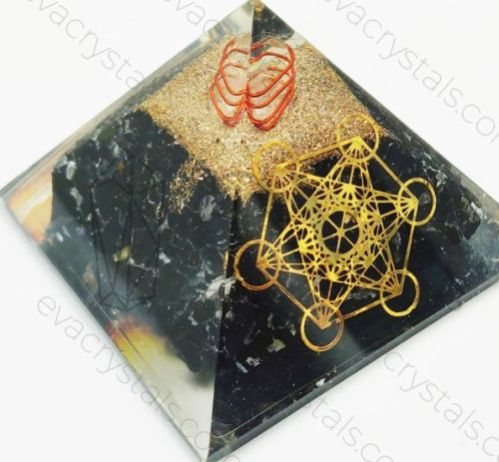 Black Tourmaline Orgone Pyramid