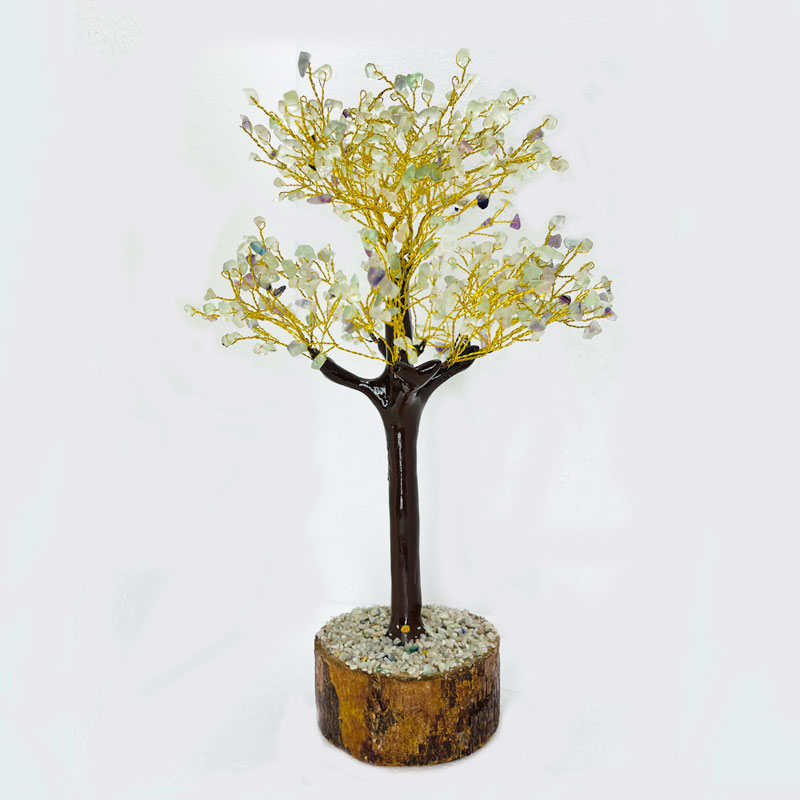 Multi Fluorite Gemstone Tree