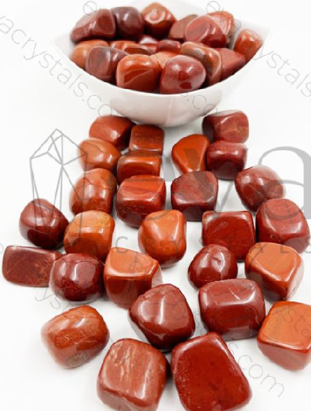 Polished Red Jasper Tumble Stone, Size : 20 – 35 Mm, Feature : Durable, FIne Polised